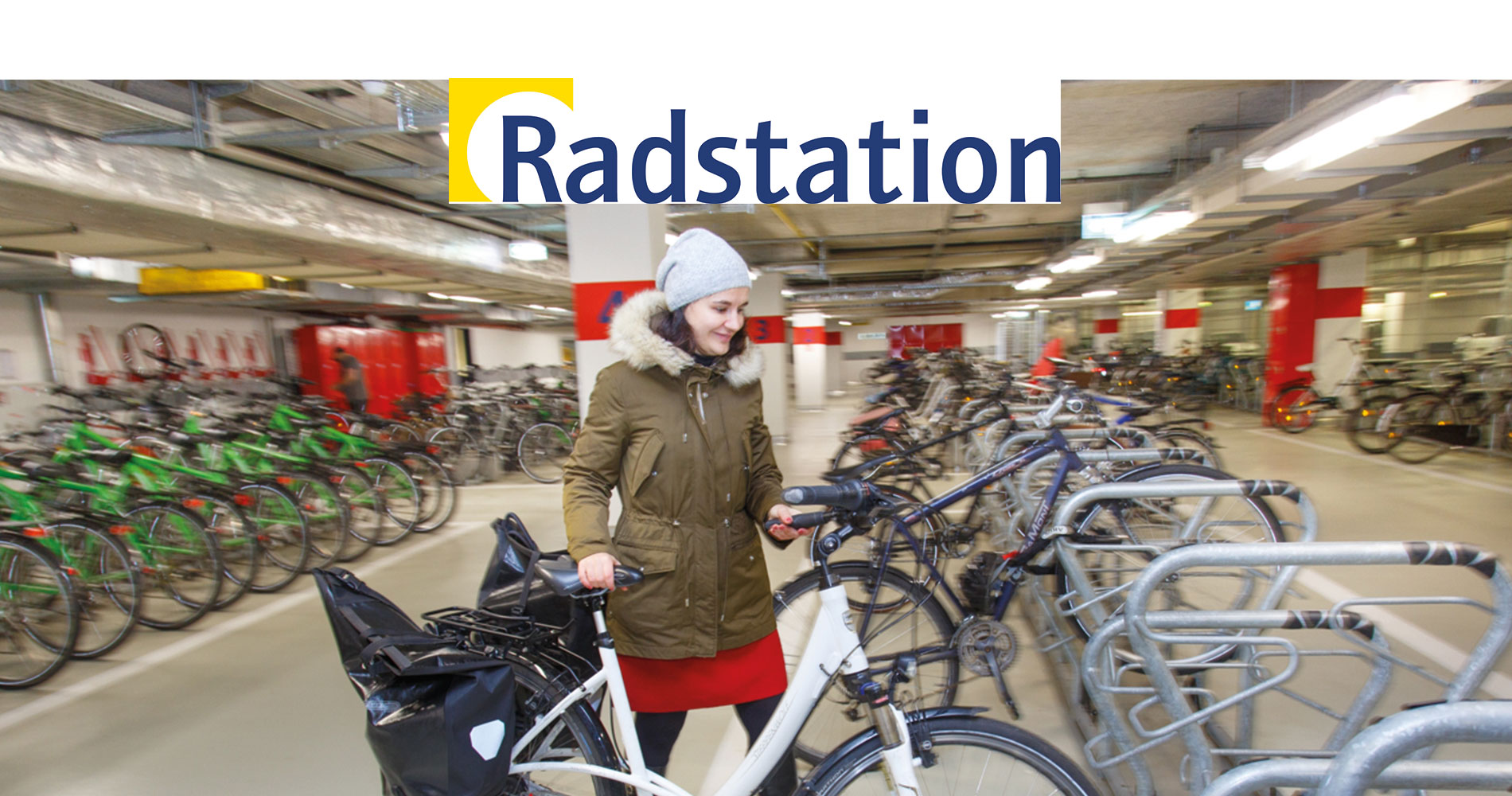 Fahrrad Parkhaus Radstation Potsdam Hauptbahnhof